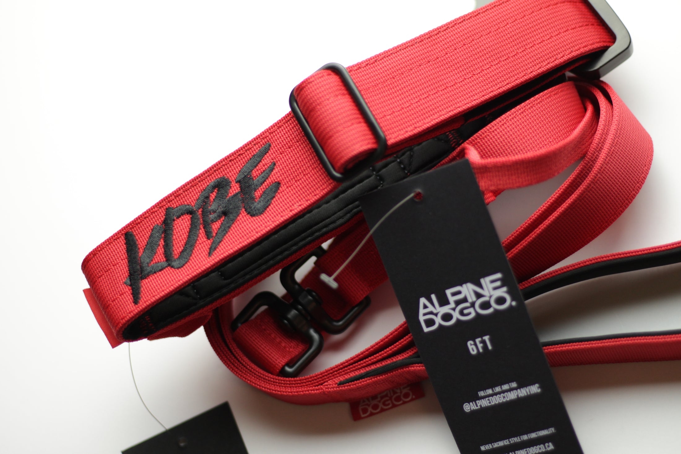 1.5" Tacti Slim Dog Collar - Apple